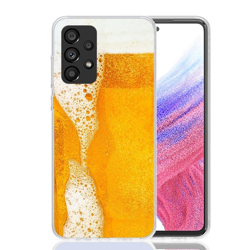 World Beers Alcohol Summer Bubble Phone Case For Samsung Galaxy A13 A14 A15 A16 A53 A54 A55 A56 A33 A34 A35 A36 A23 A24 A25 A26