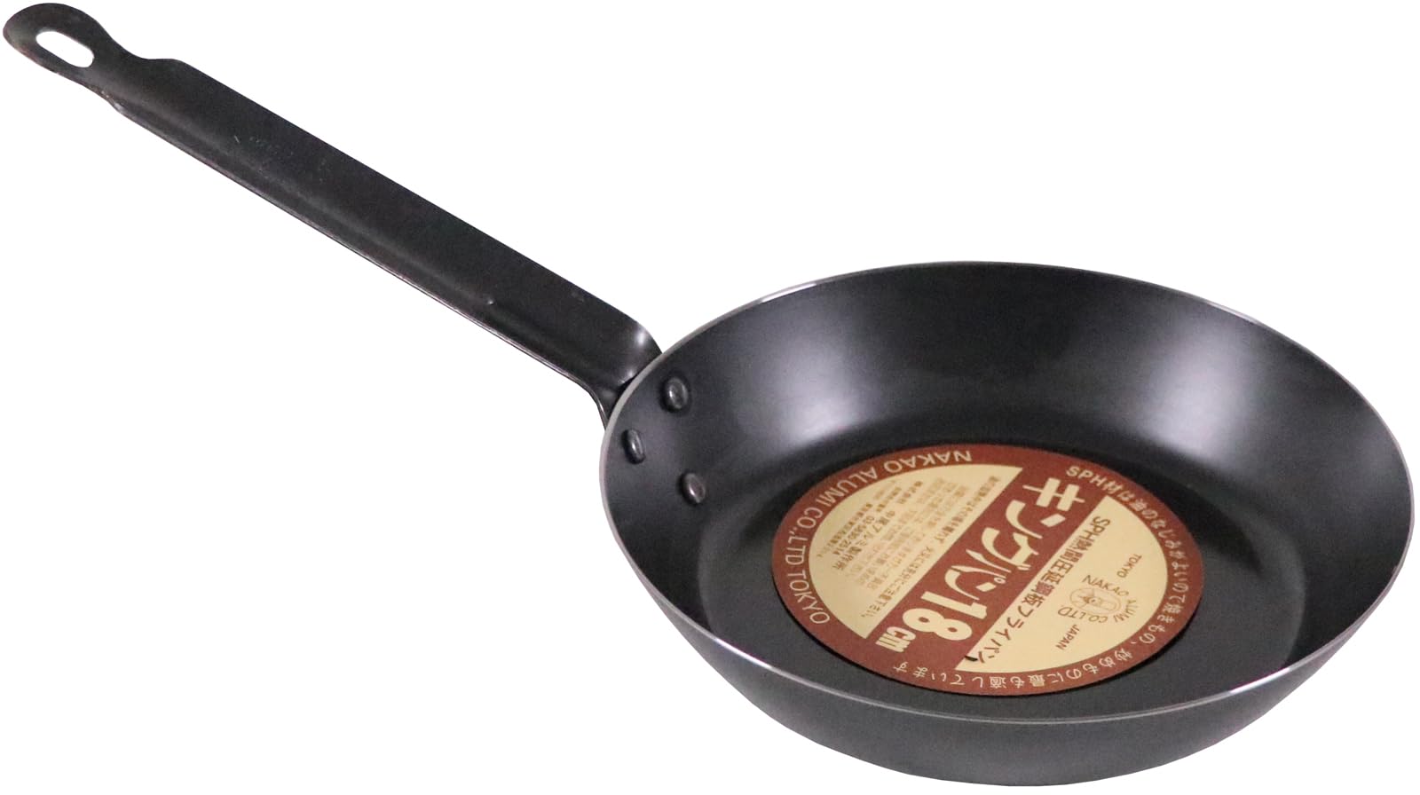 

Nakao Aluminum Manufacturing King Iron Frying Pan, 18cm