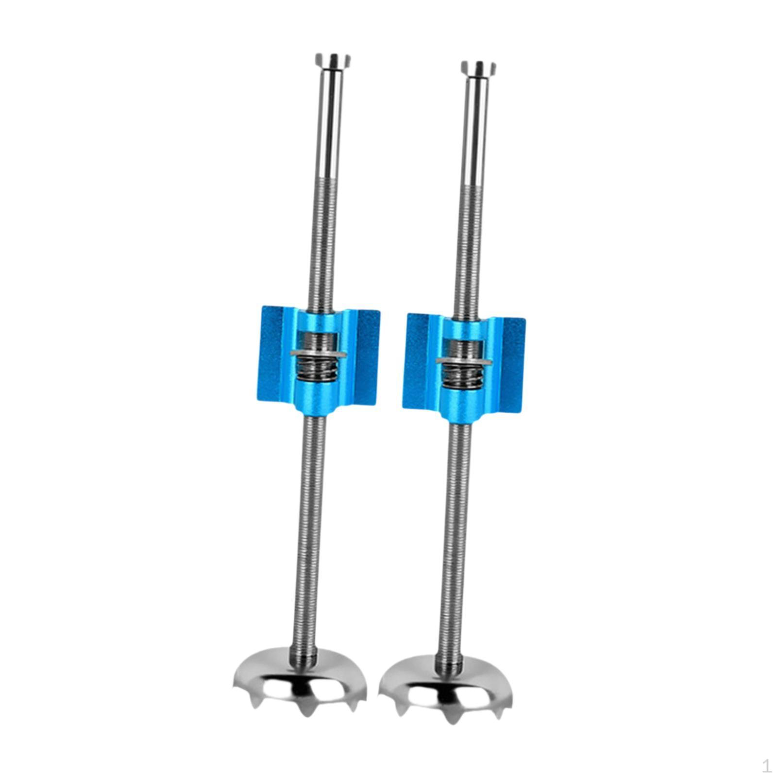 

2 шт. Кронштейн для рыболовных снастей, ящик для рыбалки, выдвижные ножки, регулируемая подъемная ножка для корпуса синий