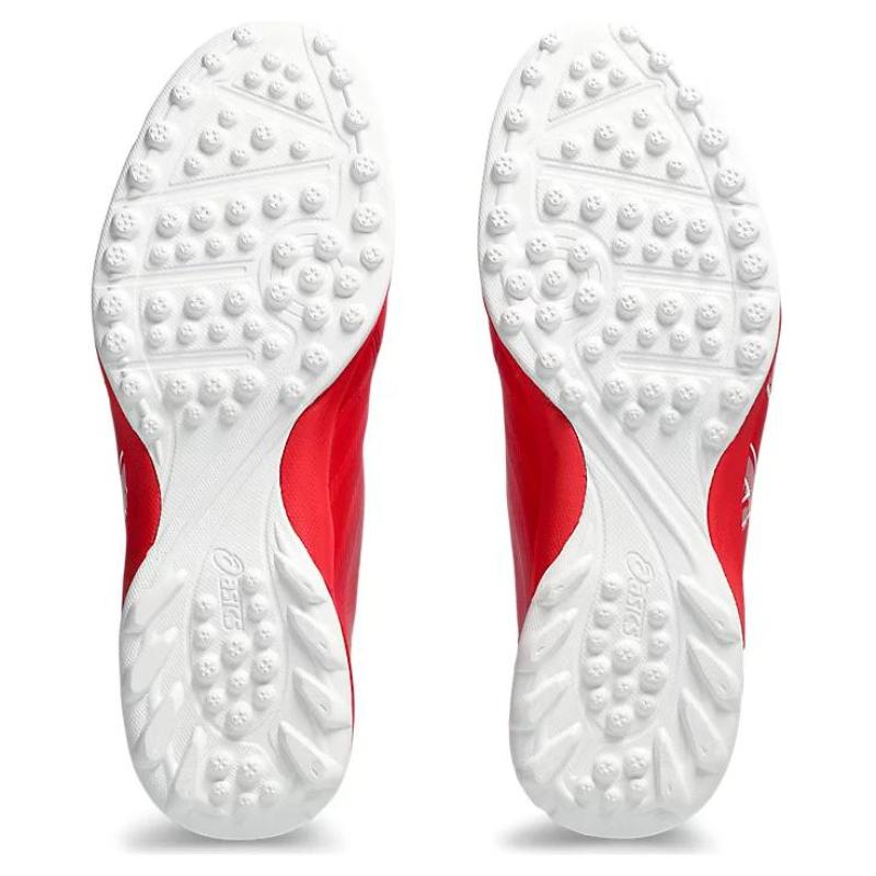 Asics Calcetto TF Turf Soccer Shoes Men's Red Sneakers 1113A038-600