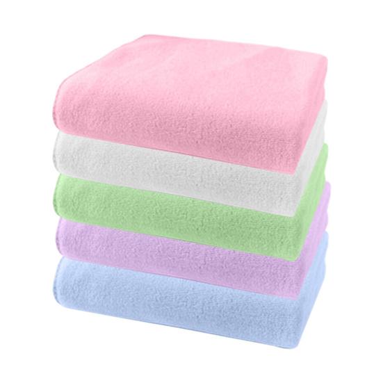 5Pcs Absorbent Microfiber Towel Quick Drying Washcloth 14" X 30" Skin-Friendly Towel for Bathroom Fitness Sports Yoga Beach