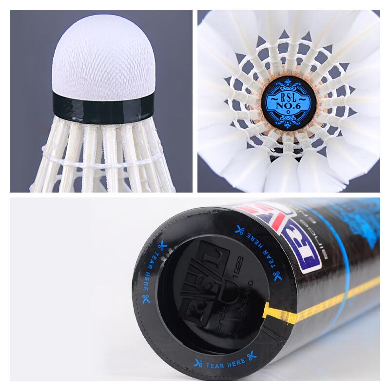 RSL No. 6 Durable Badminton Shuttlecocks (12-pack)