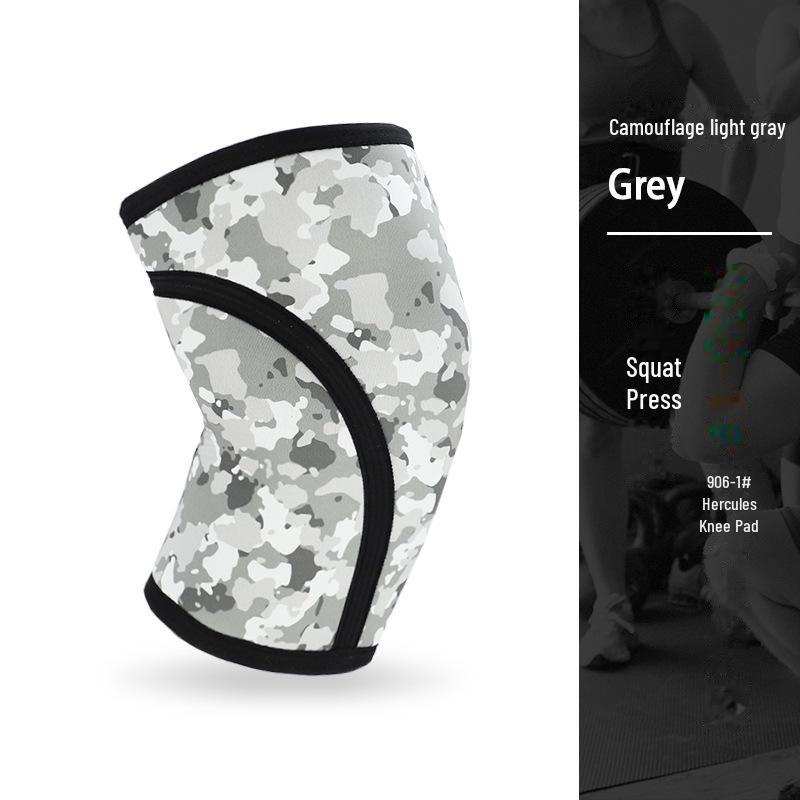 Hercules 5mm Neoprenowe Nakolanniki - Grube 7mm Kamuflażowy Design do Nurkowania, Podnoszenia Ciężarów i Przysiadów