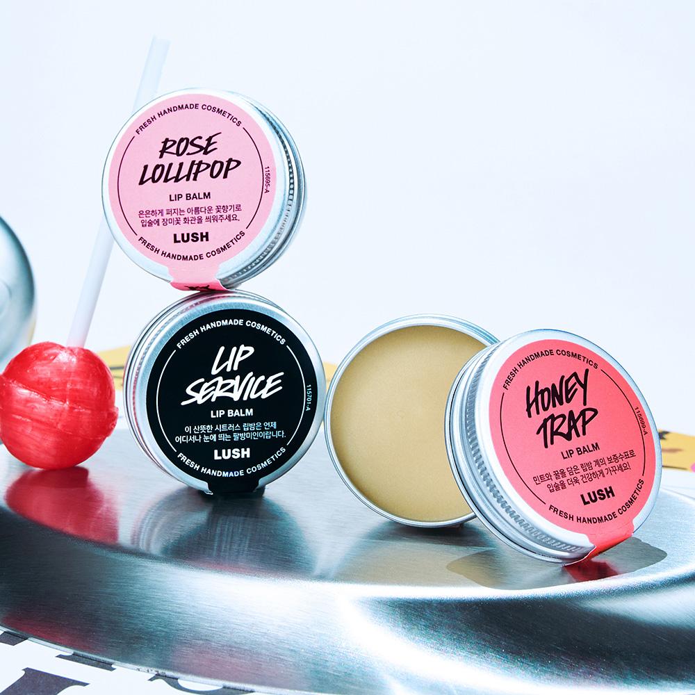 [Lush] Nourishing & Scented Lip Balm Collection (5 Types) Honey Trap 12g