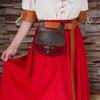 Elegant Style PU Leather Waist Pack With Removable Storage Bag Costume Accessories For Roleplay And Themed Occasion