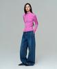 ERA Women Fitted Cable Zip Knit - Rose Pink