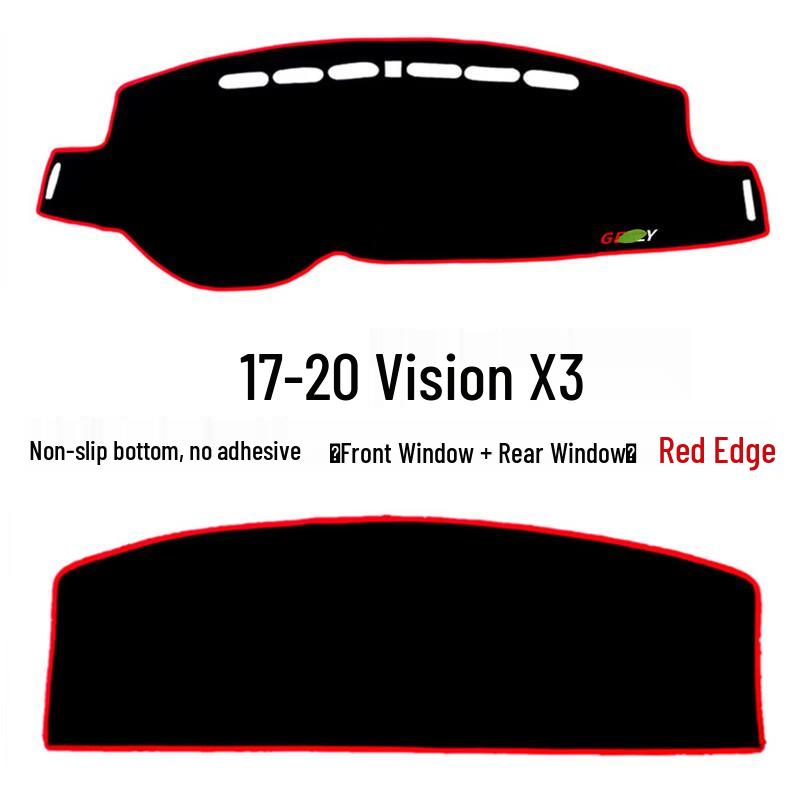 Geely Vision X3PRO Dashboard Sunshade Pad for Interior Console Modification