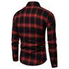 European and American Men's Spring and Autumn New Korean Version of The Trend Long-sleeved Plaid Shirt Men's Shirt