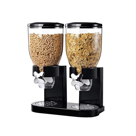 Countertop Cereal Dispenser 2L Large Airtight Container Grain Dispenser Sealed Dry Food