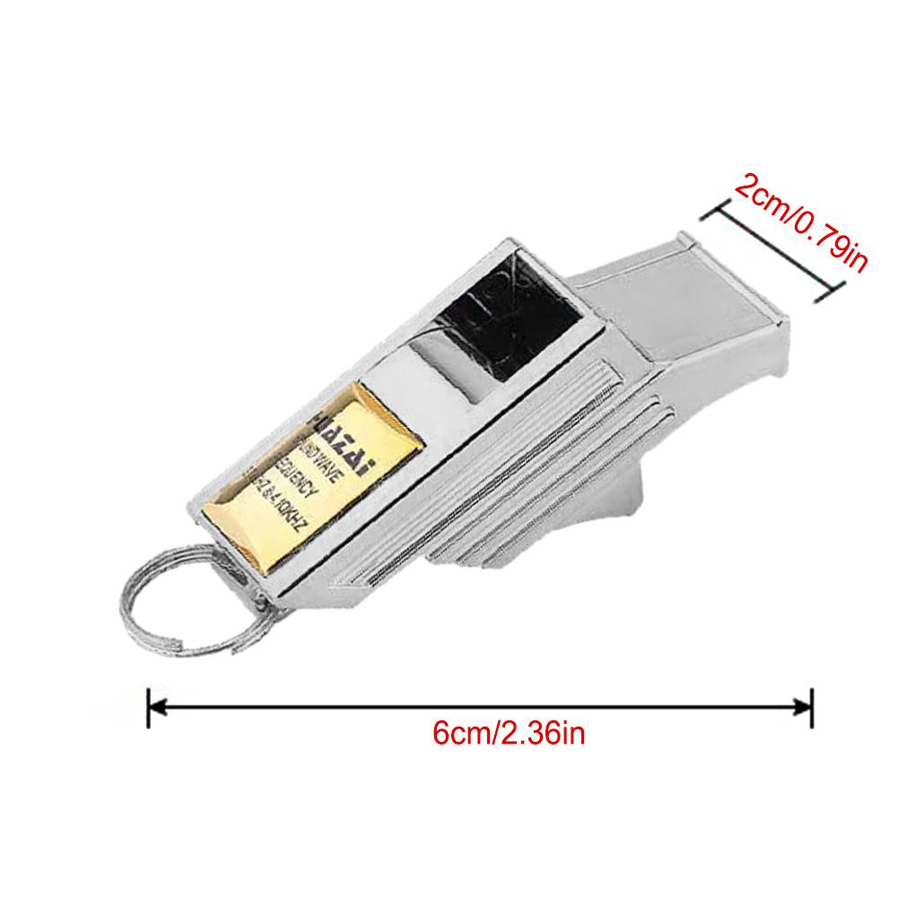 Professionelle Trainings-Schiedsrichterpfeife ohne Kern Notfall-Lebensrettungspfeifen Tragbares Outdoor-Überlebenswerkzeug