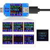 USB 2.0 Tester USB Power Meter 4-24V 5A Voltage Tester Multimeter LCD Screen Display Voltmeter Ammeter Capacity