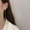 Fashion Women'S Swing Earrings Star Rubber Chain Earrings Fashion Women'S Long Pendant Women'S Simple Jewelry Gift