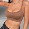 Push-up Half Cup Bra Without Steel Ring Sexy Seamless Thin Prevent Sagging Bra