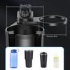 Multifunctional Car Cup & Mobile Holder Secure Not Slip Designings Car Cup & Phone Stand ABS for Convenient Travel Use