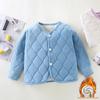 Dreilagige gesteppte Schuljacke für Kinder - Warmer Herbst-/Winter-Baumwollmantel für Jungen und Mädchen