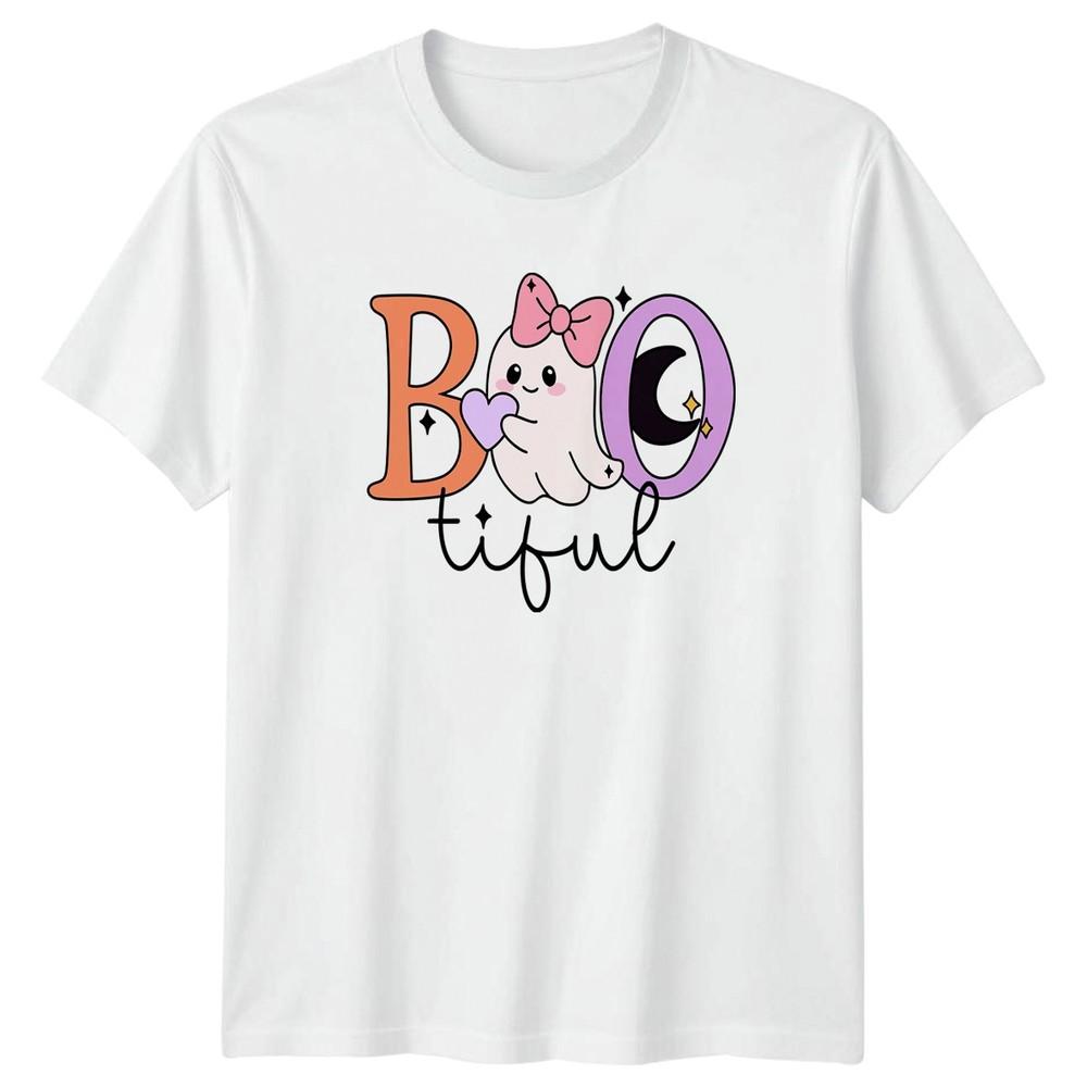 Bootiful Unisexs TShirt Coquette Ghost Halloween Halloween Gift For Her S