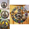 Enchanting Acrylic Magic Gem Witch Cartoon Character Decorative Pendant For Outdoor Use