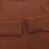 DES PRES DES PRÉS Wool Blue Fox Build Neck Pullover Top Women's Brown S Tops S BrownUsed