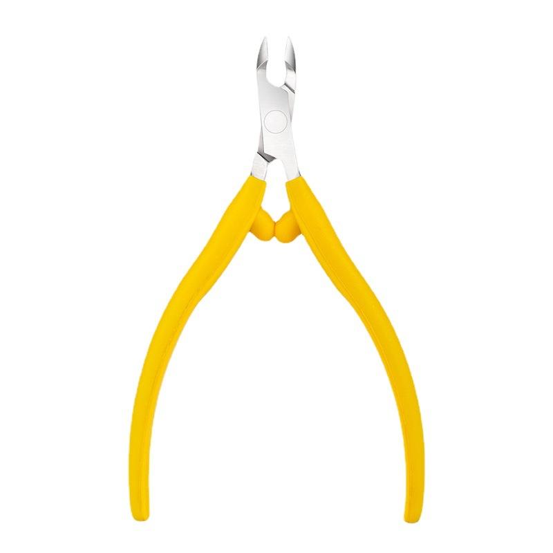 

Кусачки для дизайна ногтей, кусачки для кутикулы, плоскогубцы, щипцы для удаления омертвевшей кожи, маникюрные ножницы, ножницы для педикюра, инструмент для обрезки ногтей жёлтый