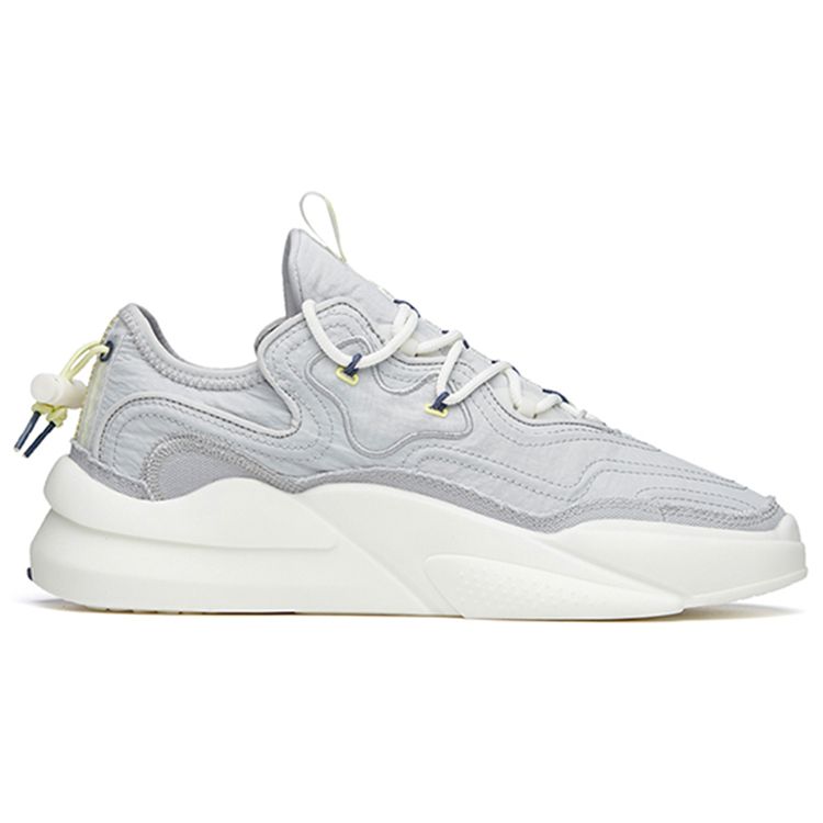Anta AT91 Uomo Retro Trendy Casual Scarpe da Papà Grigio Chiaro Bianco Sporco Blu 112218072-6