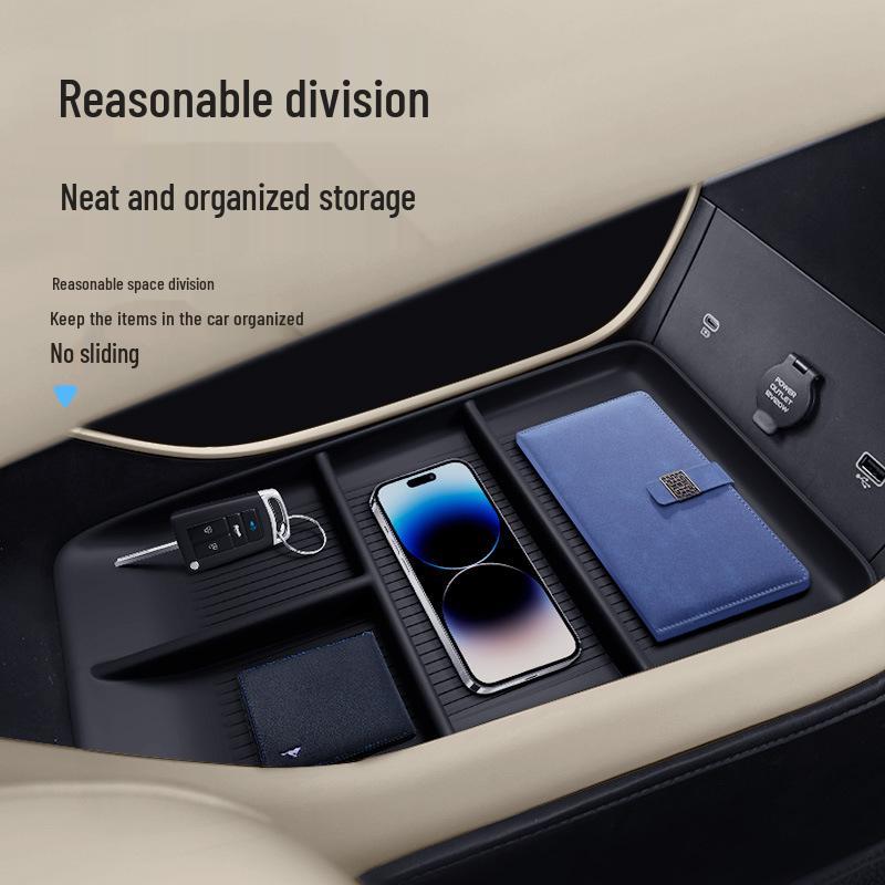 Compatible with Nano 06 and 2025 Dongfeng Car Armrest Storage Box and Decorative Accessories.