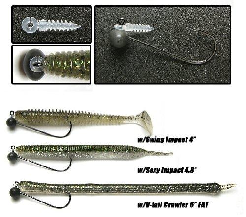 KEITECH Football Shaky Jig Head #2/0-3/16oz