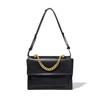 Cowhide Mailman Female Messenger Bag, New Commuter Niche Texture Single Shoulder Large Capacity Chain Stray Bag