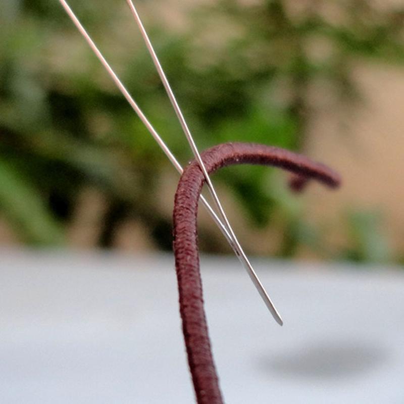 Big Eye Stainless Steel Beading Needles Set Collapsible Embroidery Beading Needle Jewelry Making Tools