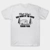 Men Black Print T-shirt Matt Foley'S Van Down By The River Trailer Park No-Cut Transfer Paper Print Cotton Tshirt