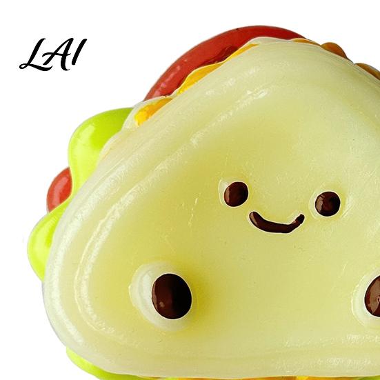 Layered Sandwich Stress Relief Toy Toy Slow Rising Cartoon Squeeze Detachable Fidget for Kids Adults Fake Food