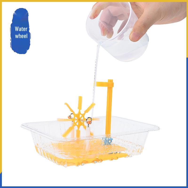 Handmade DIY Water Wheel Science Kit for Primary School Textbook Teaching