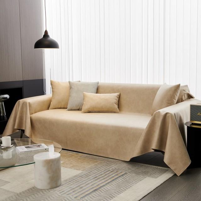 

Кожаный чехол для дивана, водонепроницаемый, для домашних собак, нескользящий, 4, 5, 6-местный, чехол для дивана, полотенце, L-образный чехол для дивана, чехол для кресла, кресло 180x130cm хаки