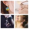 Butterfly Pendant Epoxy Resin Mold Earring Casting Silicone Mould for DIY Keychain Necklace Craft Jewelry Making Supplies