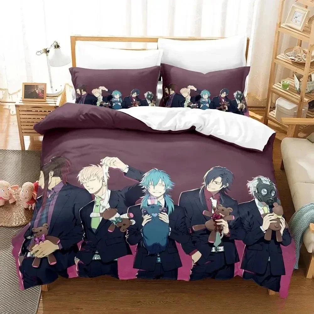 Comforter Home Living Luxury Dramatical Murder Bedding Set Cartoon Anime Three-Piece Set Adult Kid Bedroom S 3D Print Anime