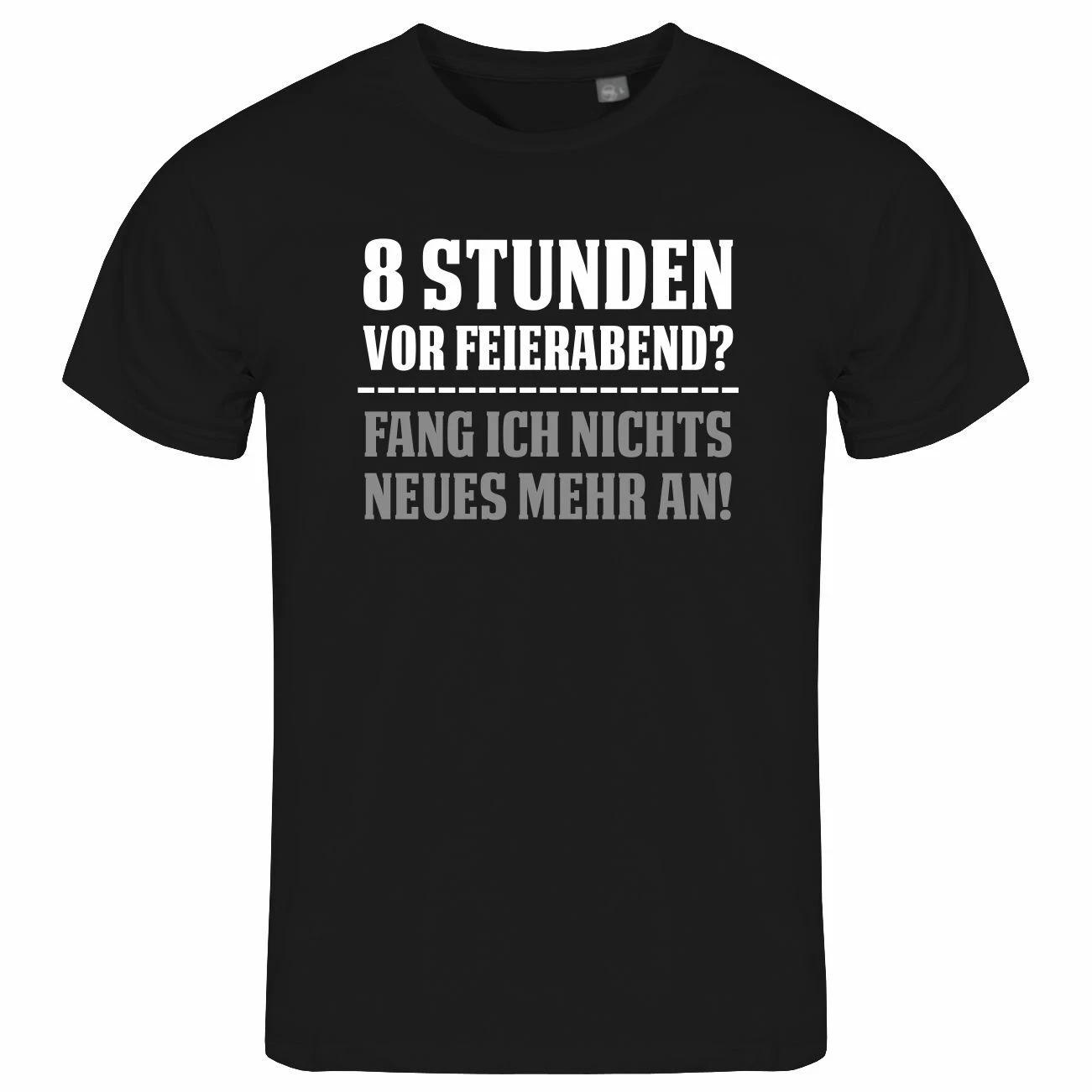 

Mens T-Shirt 8 Hours Before Work S to XXL Office Construction Work Funny 4XL