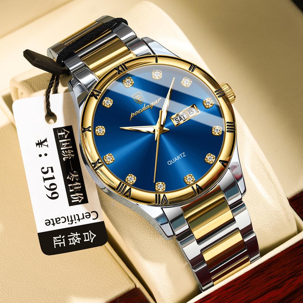 Bricked Men'S Watches Business Fashion Quartz Watches