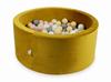 Dry Ball Pit 300 Pieces 90x40 Velvet Gold: Beige, Rose Gold, Light Gold, Pearl, Gray