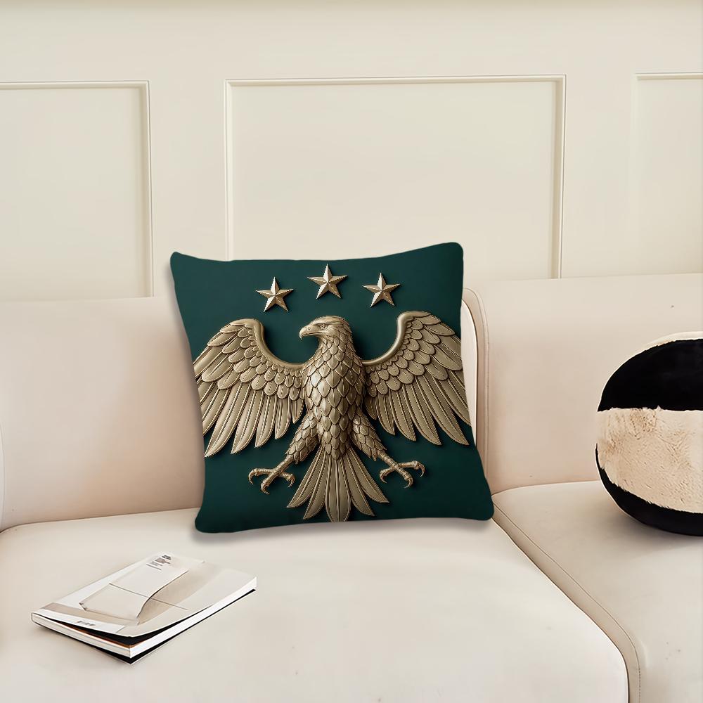 Flag Logo Eagle Syrian New 2025 cushion cover Pillow Cover Decoration Room Home Sofa living Office Car Nordic Simplicity