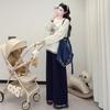 2026 Spring Korean Style Loose Maternity T-Shirt - Plus Size & Hoodie Option