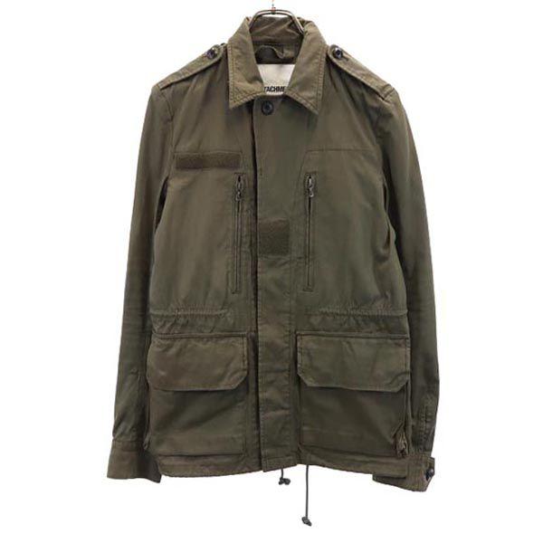 ATTACHMENT made in Japan Long sleeve Military jacket 1 Khaki Men's Used