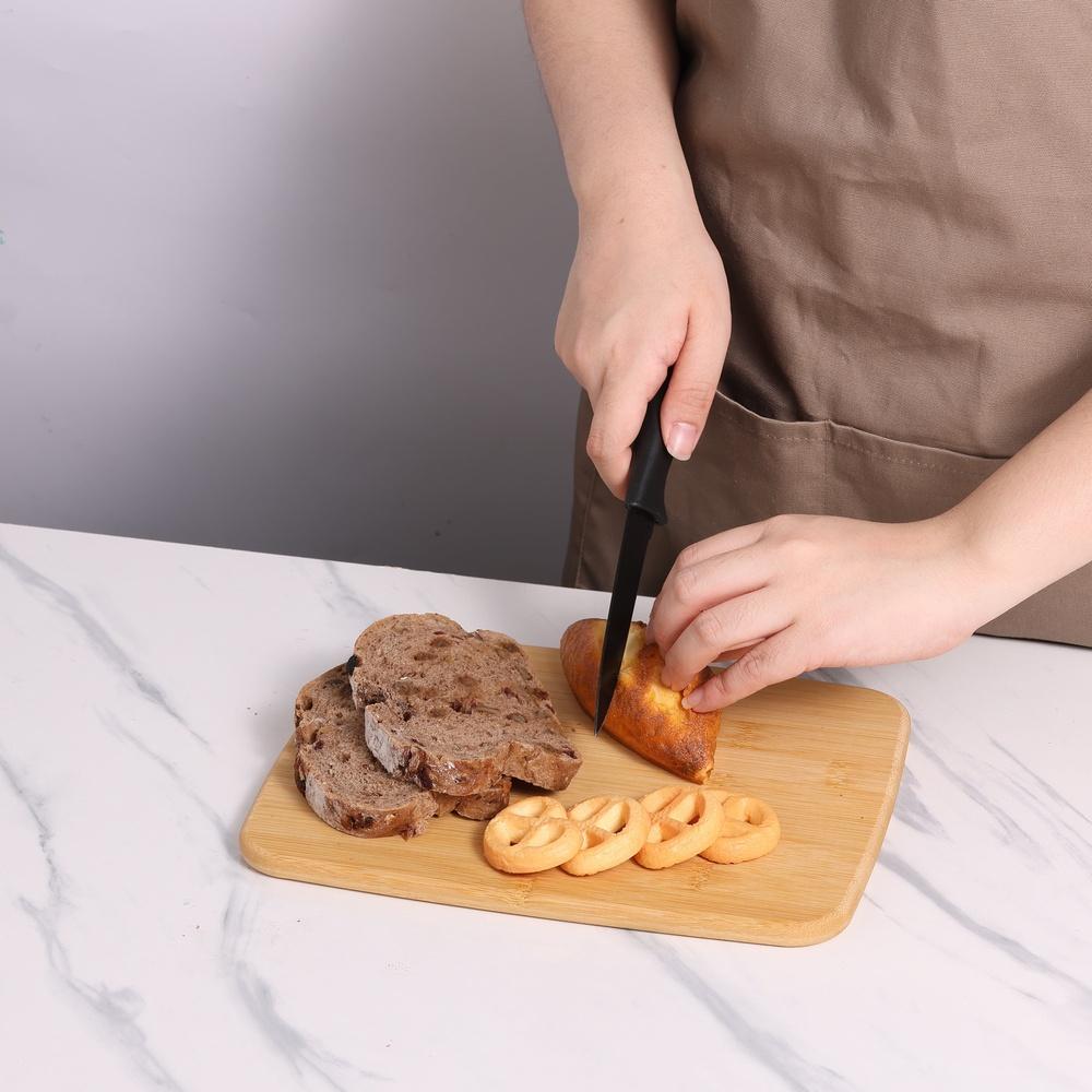 3 Piece Bamboo Cutting Board Set Eco Friendly Reversible Kitchen Boards Durable Elegant Oval Design Versatile Chopping Slicing