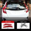 Car Flashing 1Set Rear Running Tail Pillar Lamp Break Lights Kit For Honda Fit Jazz 2014 2015 2016 2017 2018 12V Warning Signal