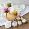 Multi Size 3D Flower Shape Silicone Rose Mold Candle Mould Handmade Soap Mold Wedding Cake Decor Jelly Valentine'S Day Gift Diy