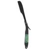 Manual Shaving Blade Holder Wooden Handle Folding Zinc Alloy Blade Holder for Hair Salon Green Black