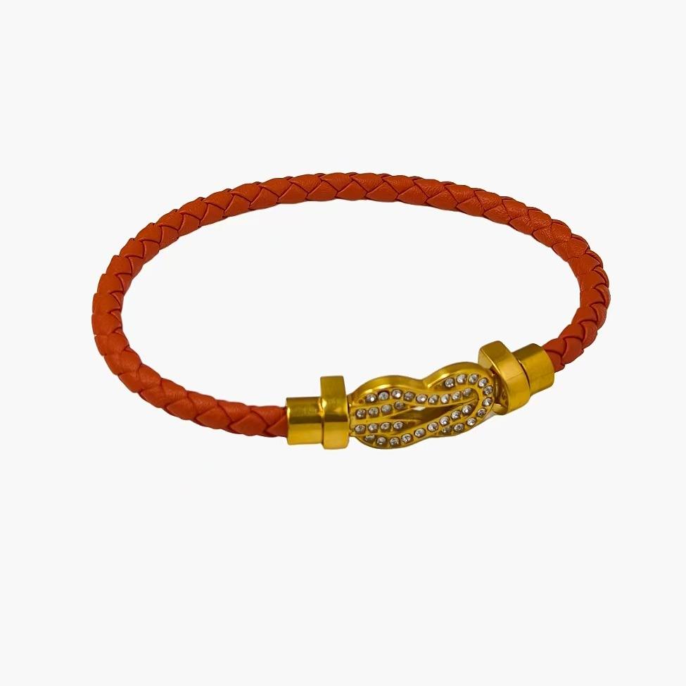 European and American Fred Color Rope Bracelet Full of Bricks Classic Bracelet Fashionable and Versatile 2026