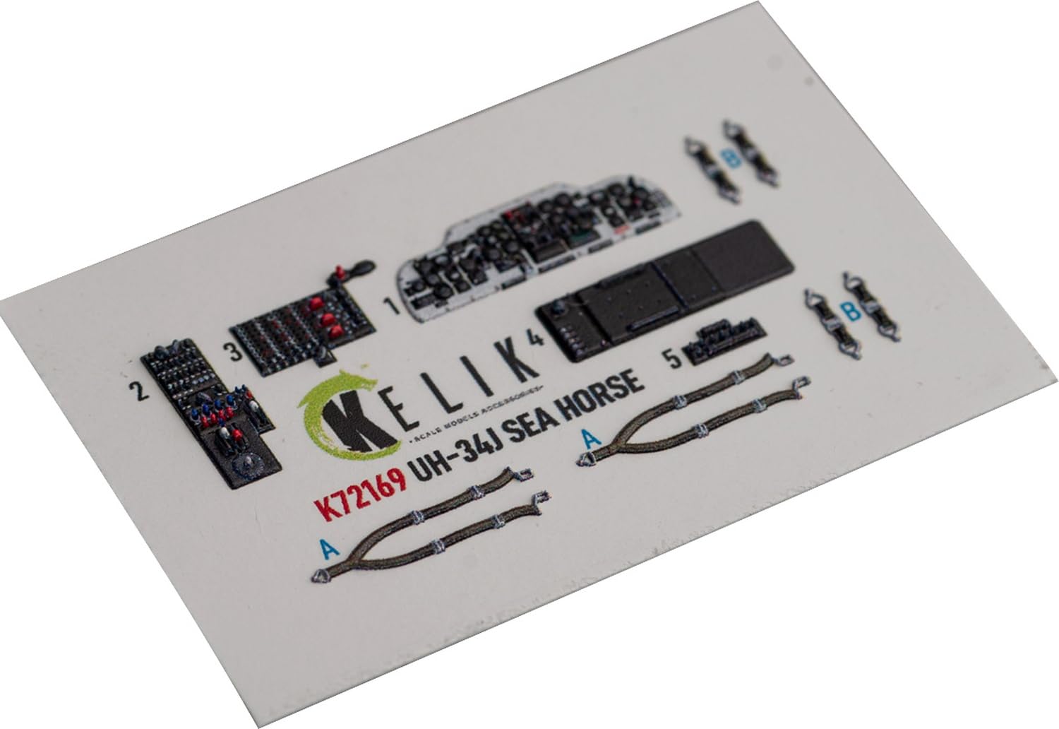 

Reskit Interior 3D Decal Plastic Model Decal RSKK72169 1/72 UH-34J (for Italeri) (Airplane)