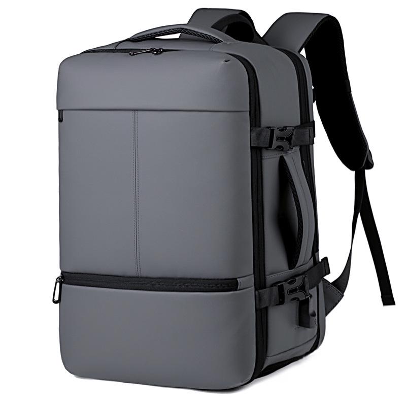 Expandable High-End Laptop Backpack with Shoe Compartment
