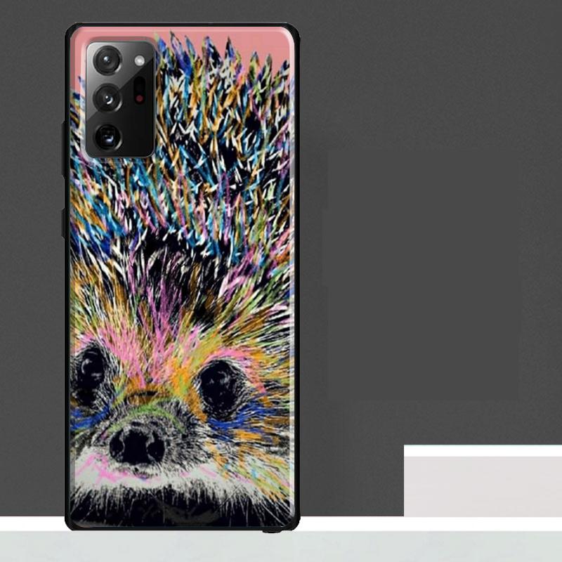 Cute Hedgehog Case For Samsung Galaxy S25 Ultra S23 S22 S21 S24 Ultra S9 S10 S20 Plus S25 FE Phone Cover
