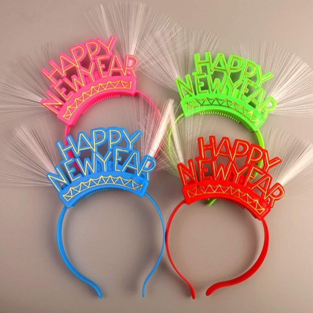 LED Glow LED Glow Hair Bands Photographic Headwear New Year Headdress  Decorations