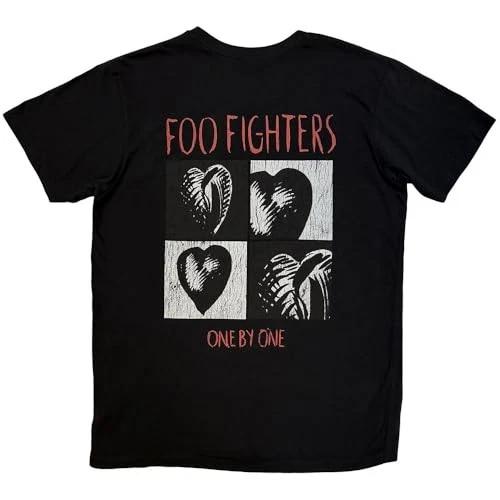 Foo Fighters Unisex Carbon T-Shirt: One By One Medium / Black Small / Black 2XL